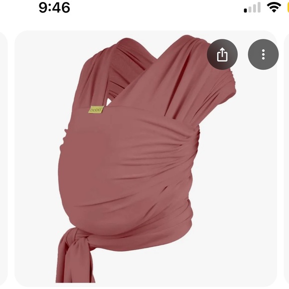 Boba Wrap in Dusty Pink - Picture 1 of 3
